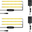 Pack 2 Luces LED Cultivo 40W Tiras Espectro Completo 10