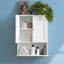 Gabinete baño sobre inodoro 24x30" madera 2 puertas