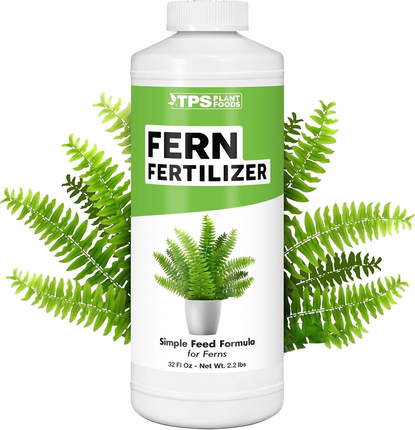Fertilizante para helechos líquido 32oz color verde profundo