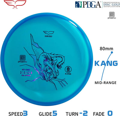 Disco golf PDGA estables 5.82-6.17oz versátil para competición