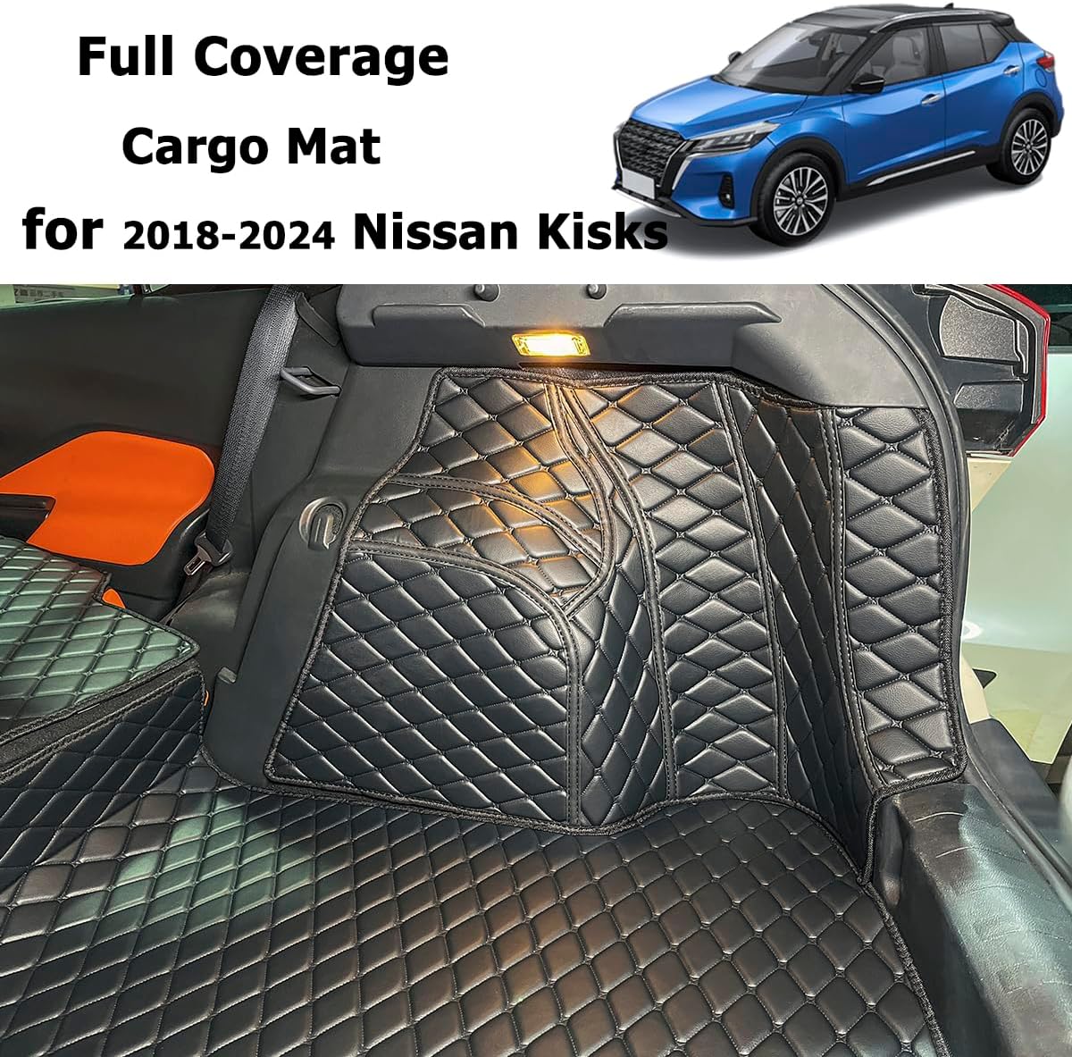 Alfombrilla carga Nissan Kicks 18-24 laterales traseros