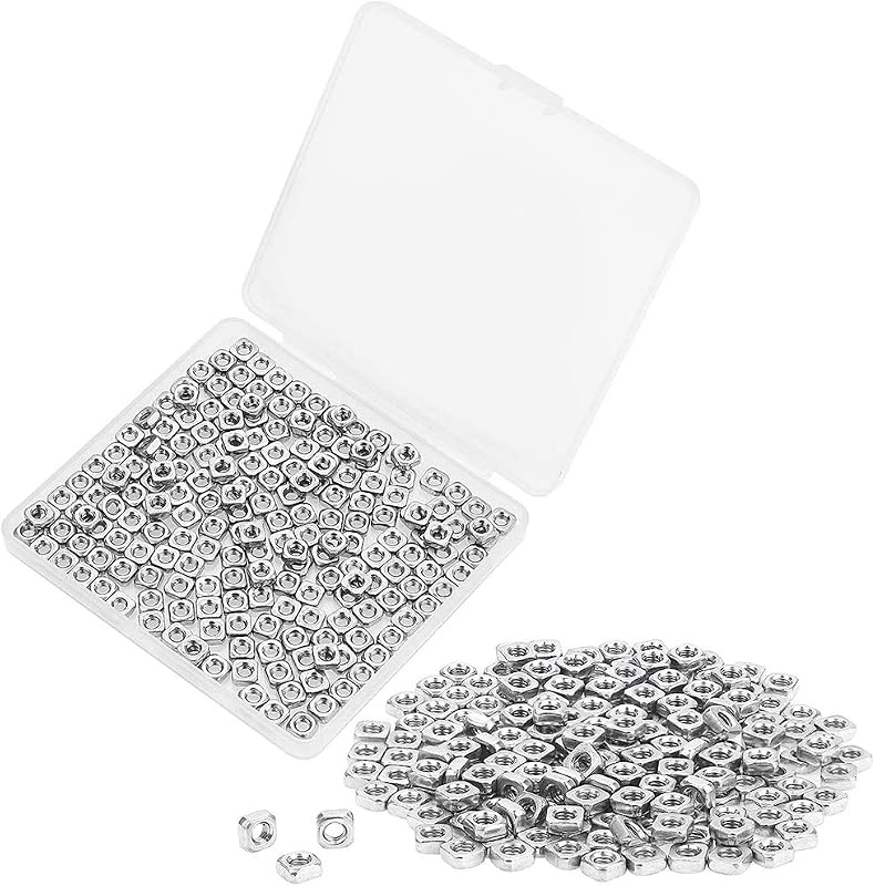 200 Tuercas Cuadradas Acero Inox 304