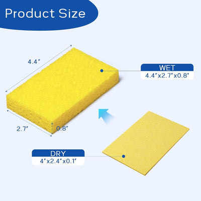 Esponjas cocina resistente ecológicas desplegables 6 pzas