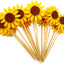 24 Adornos Cupcakes Girasol Frutas Decoraciones Tarta