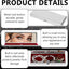 Joyero metal rectangular terciopelo rojo espejo plateado