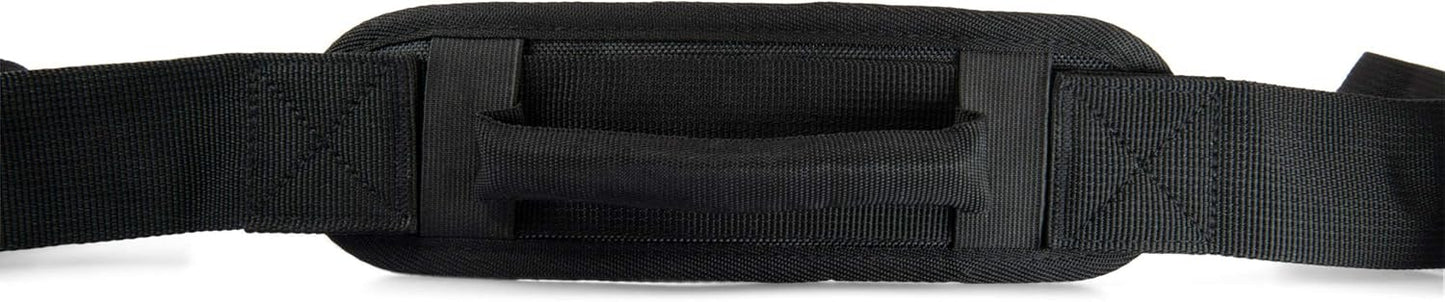 Correa transporte acolchada 2pulg ajustable negro