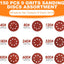 150 Pzas Discos Lija 5pulg 9 Granos Gancho Bucle