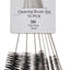 Juego 10 cepillos limpieza botellas 8pulg acero inox