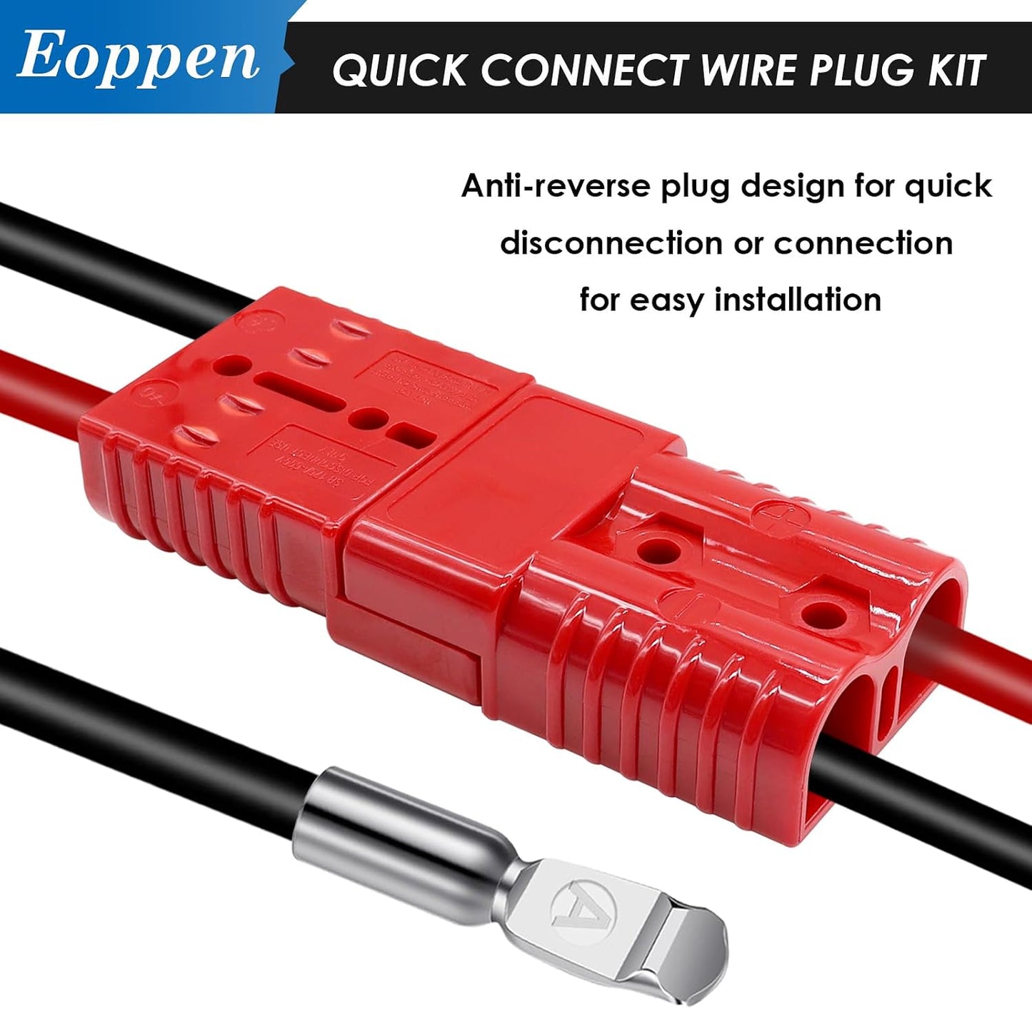 4 Pzas Conector Batería 175A 12v-36v para Cabrestante RV
