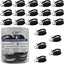 20 Abrazaderas Cable Acero Inox 3/4pulg con Goma
