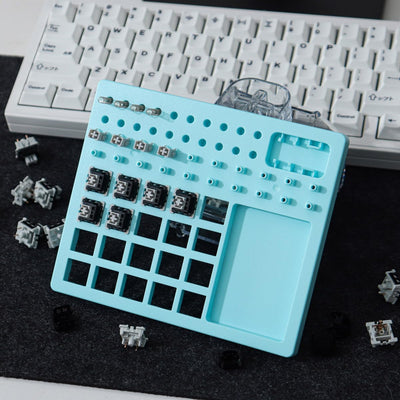 Estación lubricación interruptores Cherry Mx Gateron Kailh azul