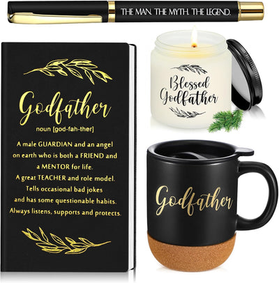 4 Pzas Regalo Padrino Taza Anuncio Embarazo