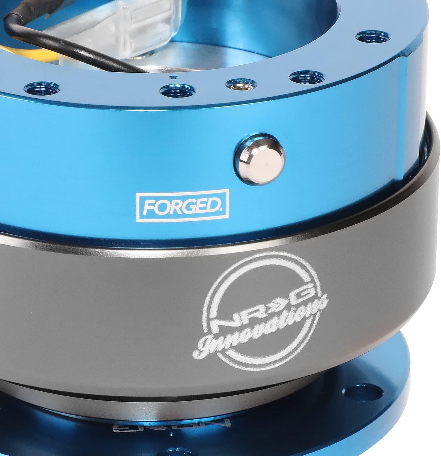 Kit adaptador volante aluminio 6 pernos hub gen 2.0 azul