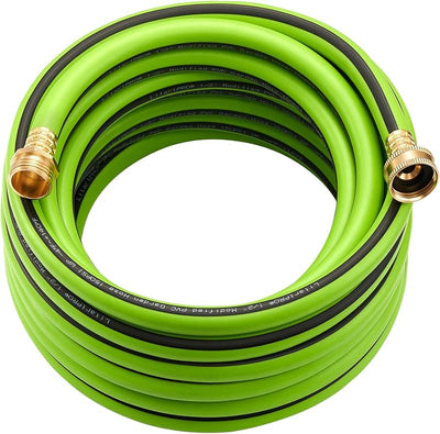 Manguera jardín PVC ecológica 1/2pulg 15ft conector latón GHT