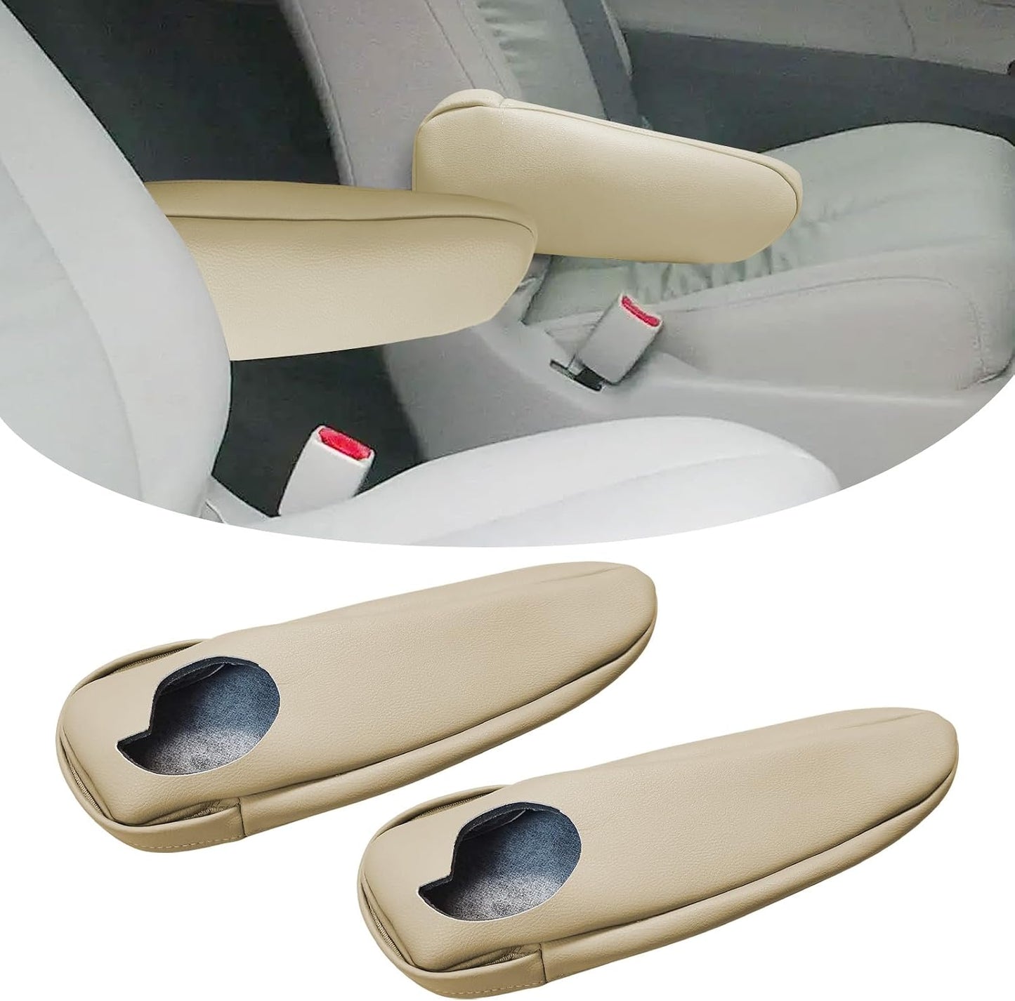 Funda reposabrazos asiento Toyota Sienna cuero microfibra