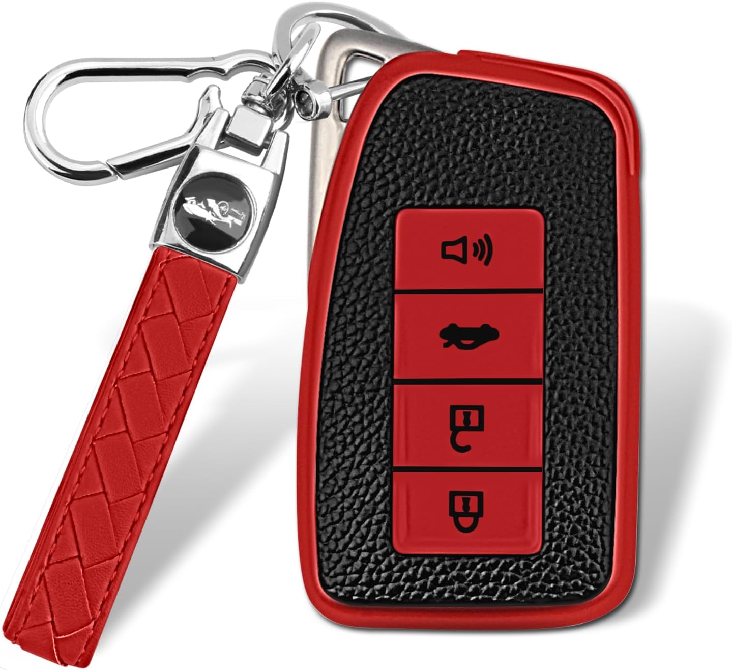 Funda llavero Lexus 2013-21 ES GS NX LS RX RC Rojo
