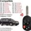 Repuesto control remoto Ford Edge Escape 4 botones