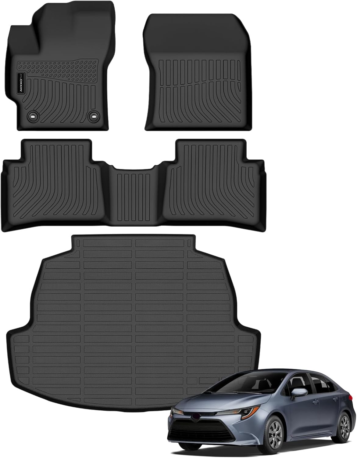 Alfombrillas carga Corolla 2020-26 antiderrap negro