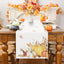 Camino mesa hojas calabaza otoño 13x72pulg decoración hogar