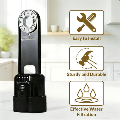 6 piezas repuesto filtros de agua y soporte para cafetera Elite B40 B44 B50 B60 B66 B70