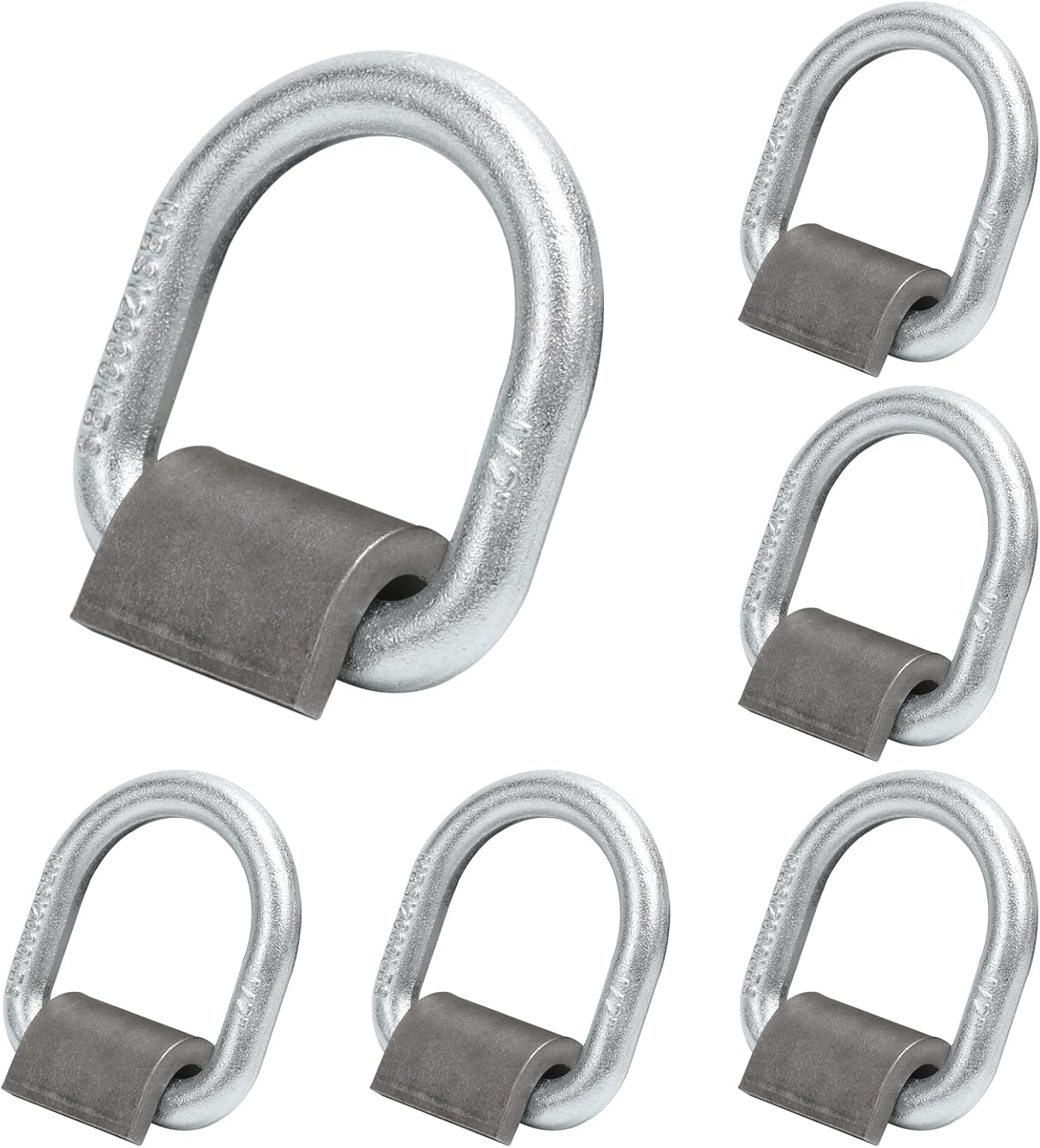 Anillo D soldadura resistente 1/2pulg para remolques