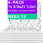 Filtro aire MERV 13 pack 6 para caldera 16x21x3/4
