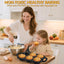Molde muffins hierro fundido 6 tazas antiadherente