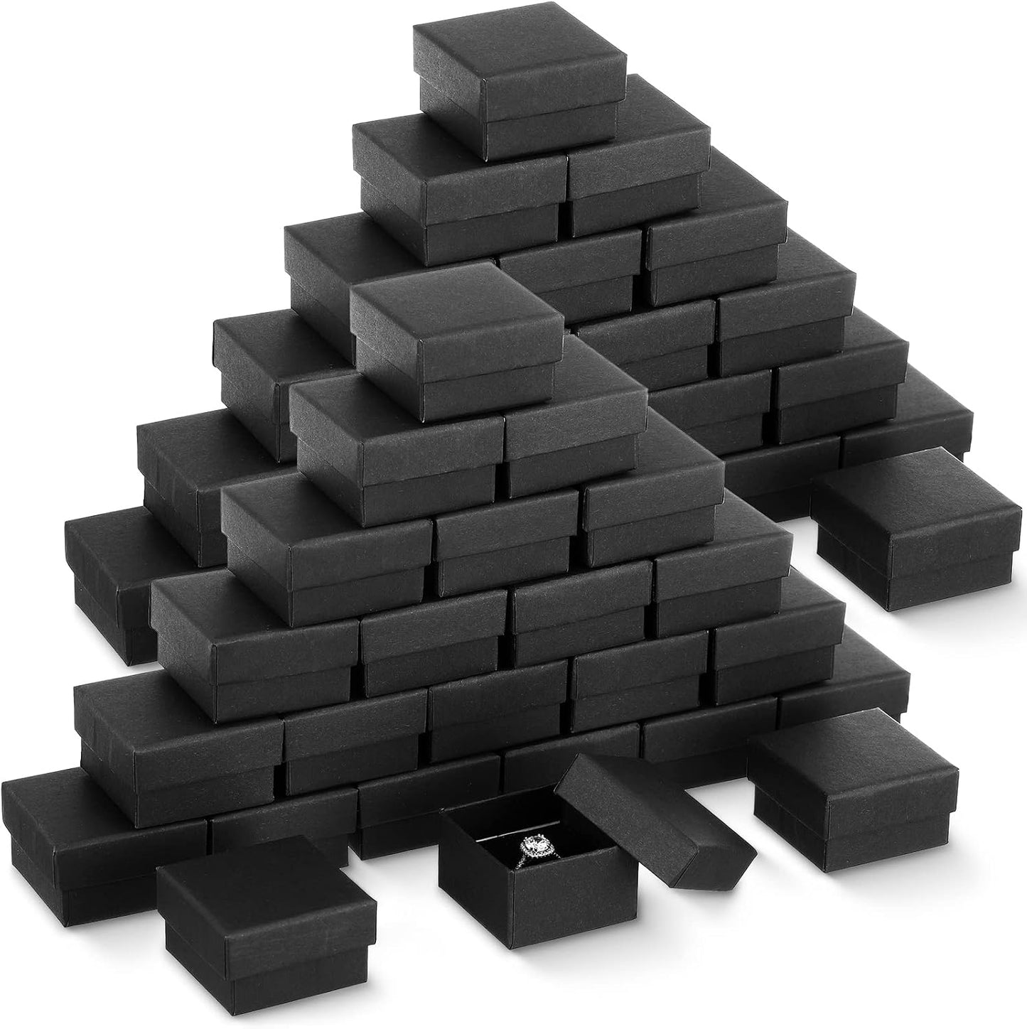 72 Pzas Cajas Regalo Joyas 2x2x1.2" Bodas Navidad