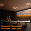 12 Luces LED Empotradas 8" 5CCT 2700K-5000K Regulable ETL