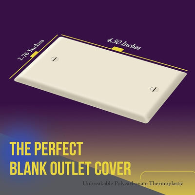 Placa pared dispositivo blanco brillante 4.50x2.76