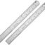 Set 2 Reglas Acero Inox 12pulg Borde Recto