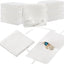 40 Bolsas Microfibra Joyería 8x8cm con Moño Blanco