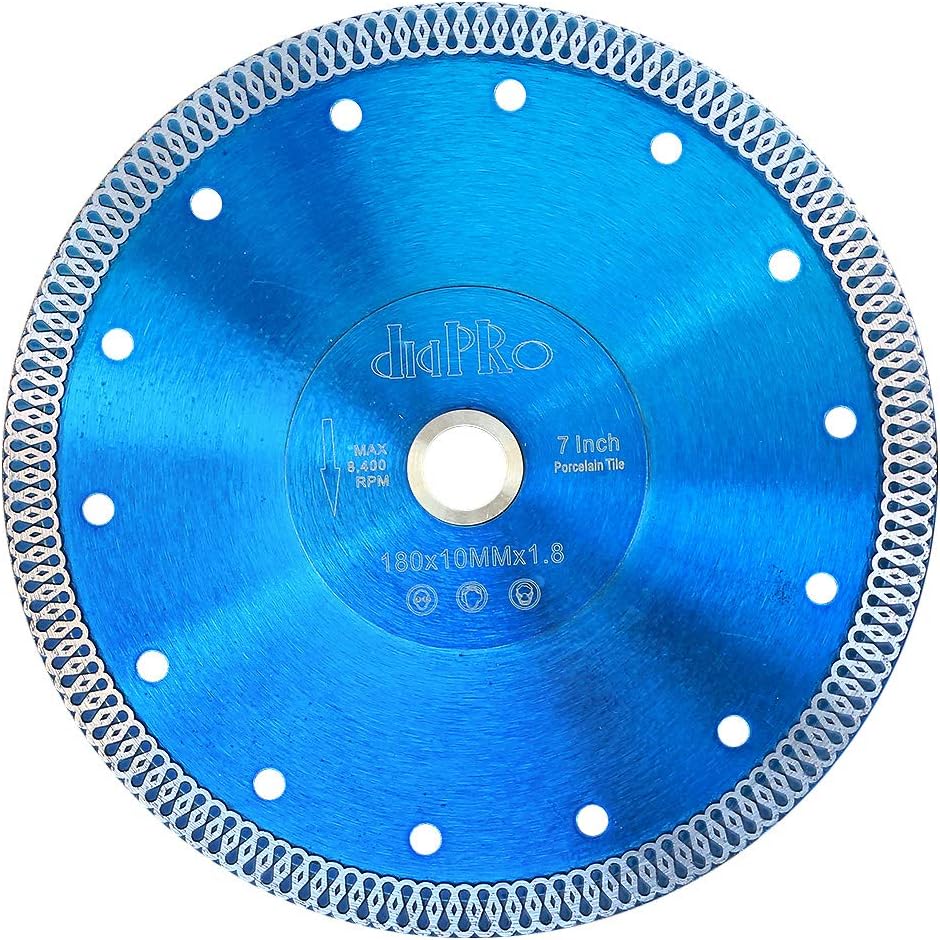 Hoja sierra diamante 7pulg para azulejos porcelana granito