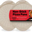 Bandeja pizza antiadherente 33cm acero carbono 2 pzas