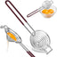 Separador huevos acero inox con filtro mango largo