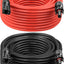 Cable solar 10 AWG 40pies con conectores impermeables