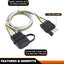 Arnés extensión enchufe tráiler 4 cables