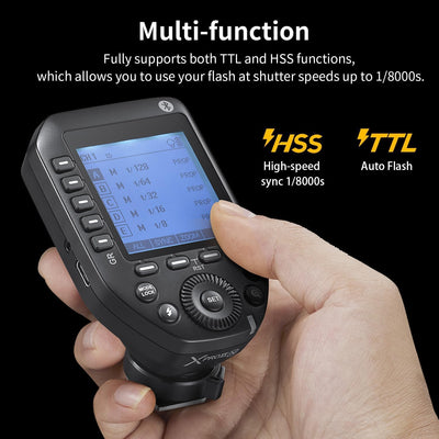Disparador flash inalámbrico Nikon 2.4G HSS Bluetooth