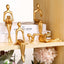 Juego 4 Figuritas Estatua Pensador Dorado Decoración Hogar
