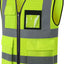 Chaleco seguridad reflectante malla clase 2 con bolsillos