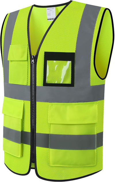Chaleco seguridad reflectante malla Clase 2 amarillo 3XL