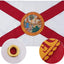 Bandera Florida 6x10ft bordada poliéster resistente