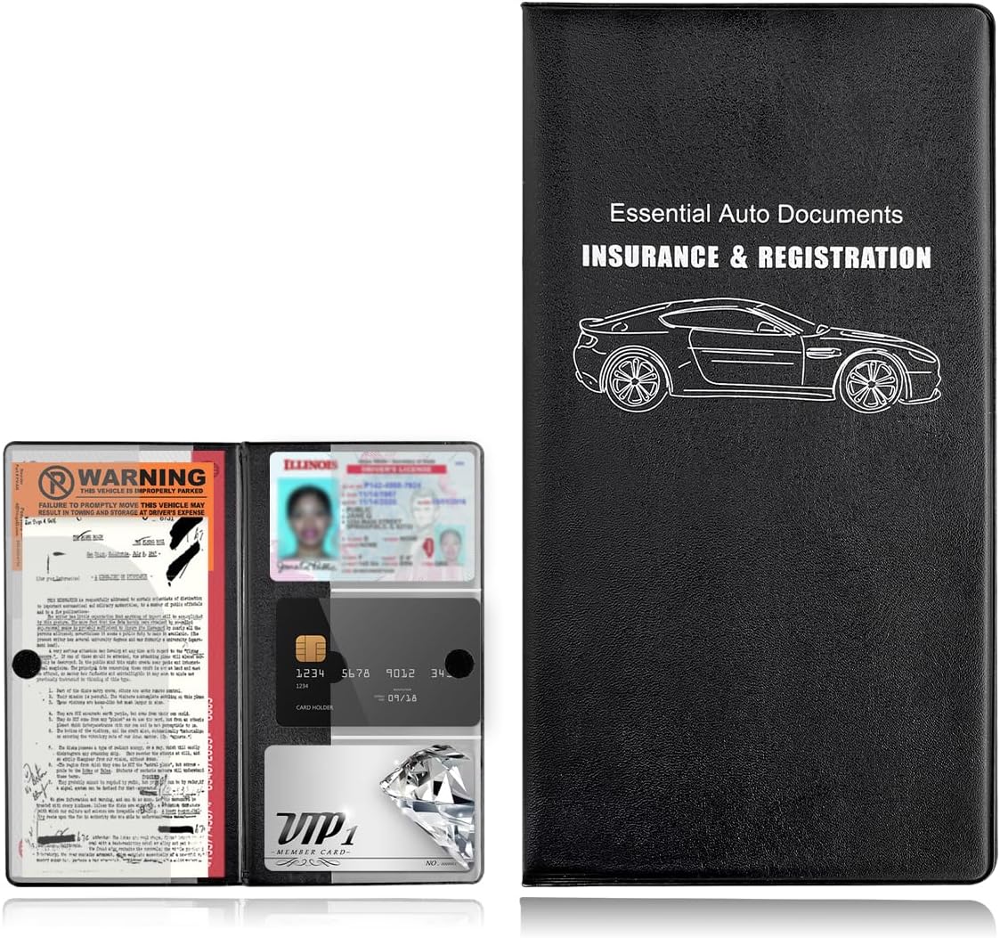 Soporte guanteras auto organiz. 9.56x5.19pulg documentos