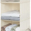 Organiz. colgante 3 estantes 12.75x12.75x32" blanco