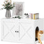 Caja arena gatos oculta puerta 31.5x21x20pulg blanco