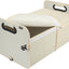 Organiz. maletero auto con cubierta suave beige
