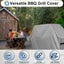 Cubierta parrilla gas exterior resistente UV