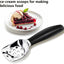 Cuchara helado mango antiderrap negro