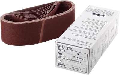 Cinturones lijado grano 150 aluminio X-Weight 8unid
