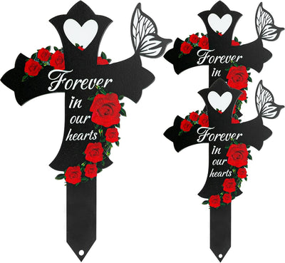 3 Pzas Decoraciones Tumba Cementerio Hijo Papá Mamá